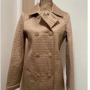 Bebe Womens Beige Peacoat with lining M